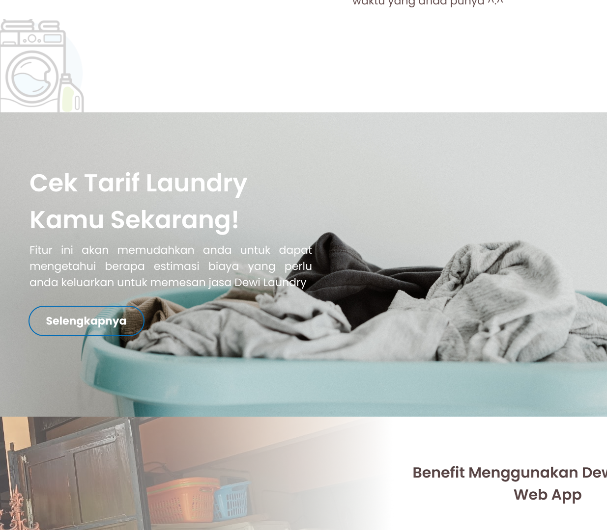 Dewi Laundry Web Project