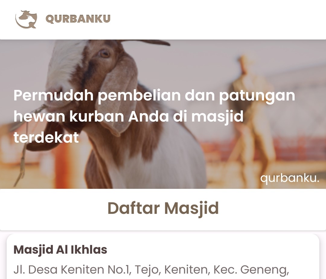 Qurbanku app screenshot